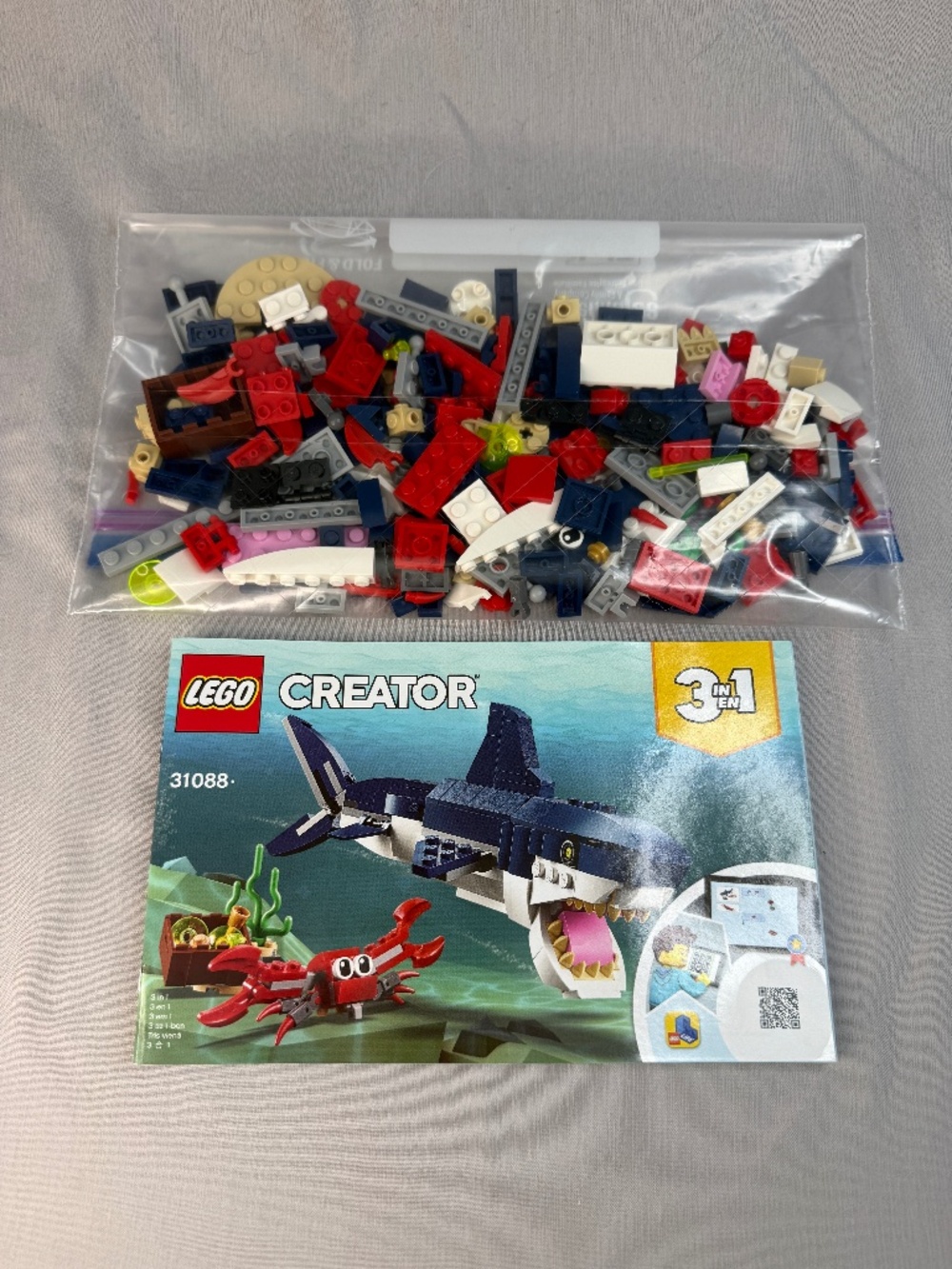 Lego Set – 31088 – 3-in-1 Deep Sea Creatures
